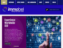 Tablet Screenshot of immobel.com